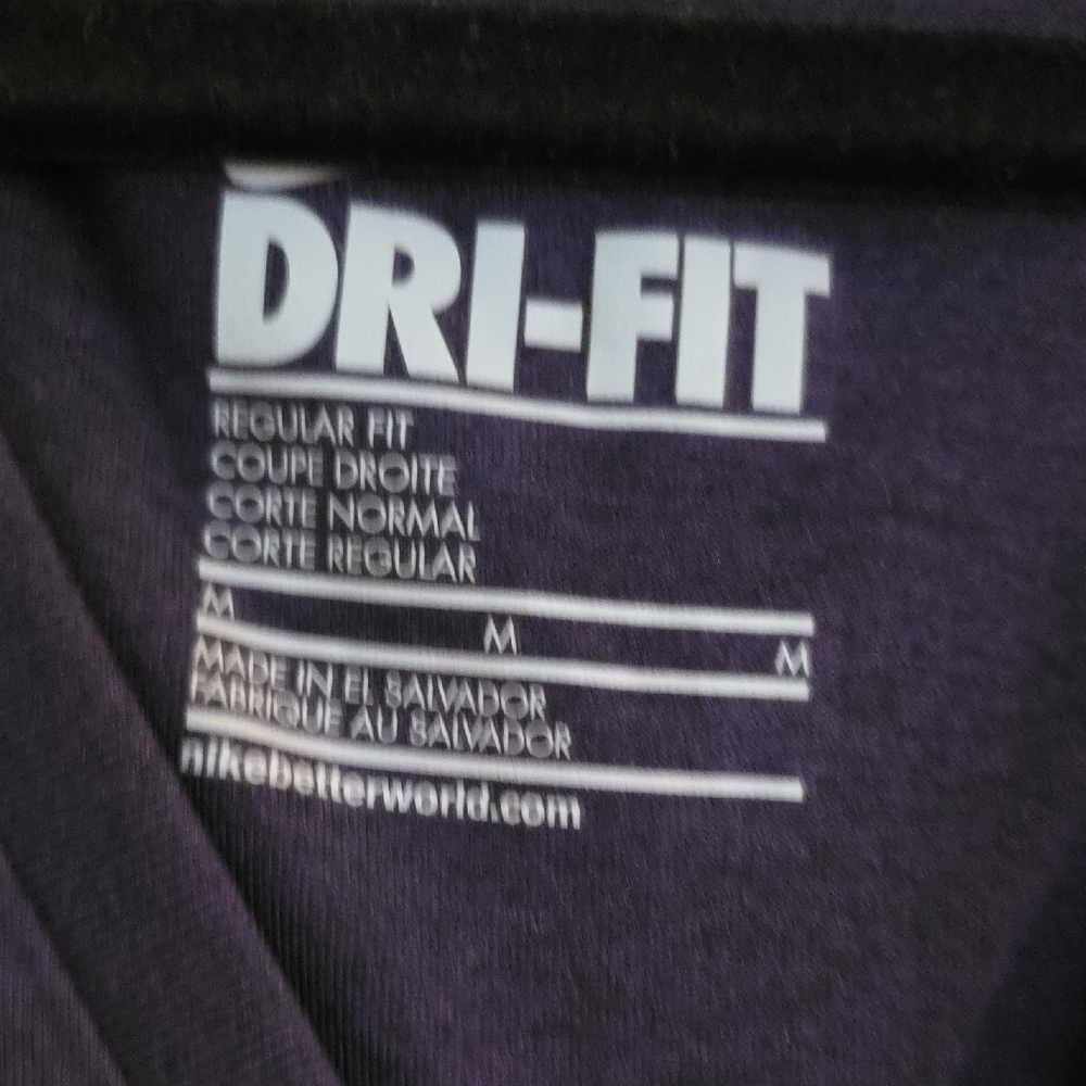 Nike Purple (M) and Neon Yellow (L)‎ Dri-FIT Shirts - Picture 4 of 7